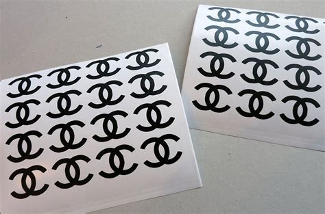 chanel decal|Chanel stickers sheet.